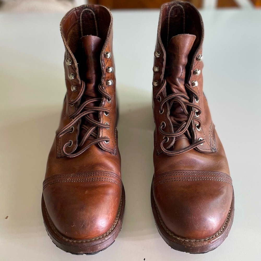 Red Wing Iron Ranger Boots Brown Leather 8111 Men’s 10D